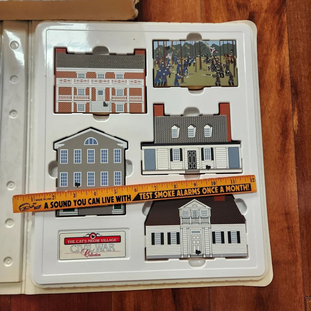 Cat's Meow Village Civil War Collection Complete Set